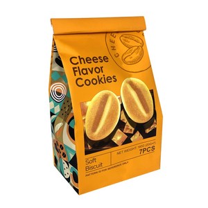 Cheese Flavo Cookies 커피빈 치즈맛 쿠키 140g (20g X 7PCS), 1개