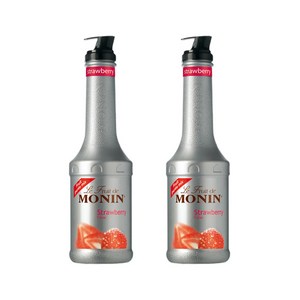 모닌 스트로베리 퓨레 스무디 1000ml 2개세트, 2개, 1L