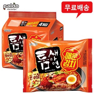 틈새라면 매운김치 120g, 4개