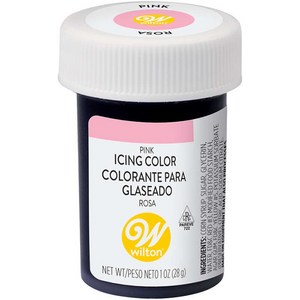 pink wilton icing colo, 28.3g, 1개