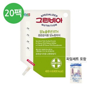 정식품(그린비아) 그린비아 당뇨솔루션 알티에이치(RTH) 400ml, 20개