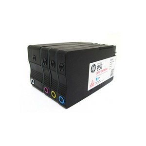 HP HP950검정 951컬러 정품 번들 카트리지 1세트(셋업완료) HP8100 8600 8610 8620 8640, 1개