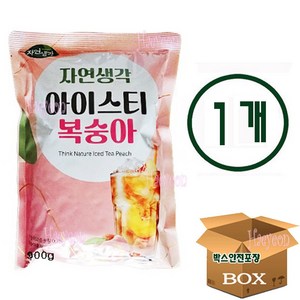 희창유업 자연생각 아이스티 복숭아, 900g, 1개입, 1개