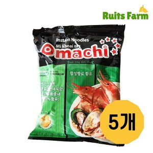 [루츠팜] 베트남 오마치 새우맛 79gX5개 Omachi tom chua cay 새우맛 라면, 5개