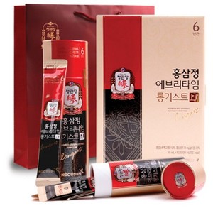 정관장 홍삼정 진액 에브리타임 롱기스트 6년근 + 쇼핑백 200ml 20포, 1개