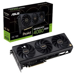 에이수스 ASUS ProArt 지포스 RTX 4080 SUPER O16G OC D6X 16GB, PROART-RTX4080S-O16G