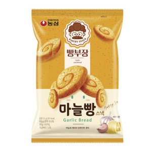 농심 빵부장 마늘빵, 16개, 55g