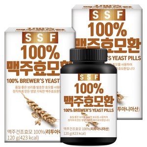 순수식품 100%맥주효모환 120g, 2개