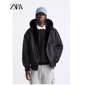 ZARA 자라 리버시블 봄버 페이크퍼 자켓