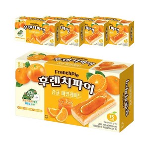 후렌치파이 감귤 마멀레이드 15p, 192g, 5개