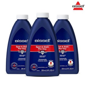 정품 비쎌 BISSELL 스팟클린 전용 프로 옥시 스팟앤스테인 포뮬라 (236ml X 3병), 정품 비쎌 BISSELL 스팟클린 전용 프로 옥시 스팟