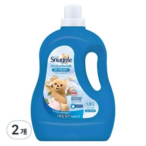 스너글 블루스파클 플러스 섬유유연제 본품, 2개, 1.8L