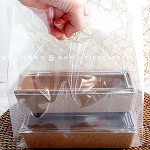 감동을 전달하는 피이투명 비닐쇼핑백 (100장), 1세트, 100개입, B 소(가로18cm*높이26cm+옆면9cm)100장