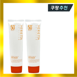 헤리에타 헤리에타퍼펙트 멀티 선크림 90g x2개, 2개