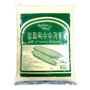 [피자다] 새롬푸드 알파옥수수가루 5kg, 1개