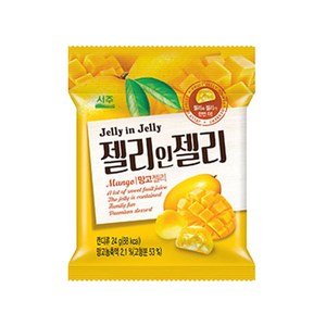 서주 젤리인젤리 망고 젤리 23g x 1개