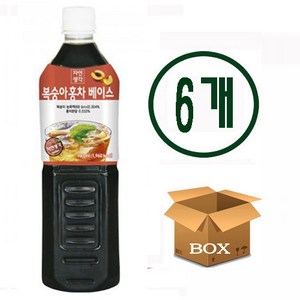 희창 자연생각 복숭아홍차 아이스티 980ml, 6개