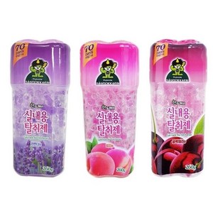 산도깨비 실내용 탈취제 260g, 피치+라벤더+블랙체리, 3개