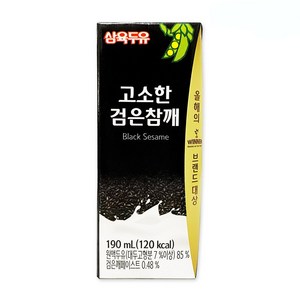 삼육두유 고소한 검은참깨, 190ml, 72개