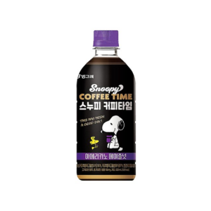 스누피 커피타임 아메리카노헤이즐넛 페트음료 500ml x 12개