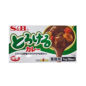 에스비 토로케루 카레 소스 믹스 중간매운맛, 1kg, 2개