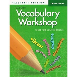 Vocabulay Wokshop Tools fo Compehension Geen (G-3) : Teache's Edition, Sadlie-Oxfod