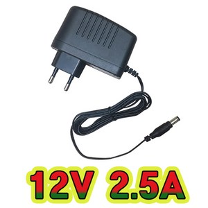 순흥전기 12V 2.5A 벽걸이형 어댑터 SMPS DC12V2500mA 아답터 직류전원장치, 1개