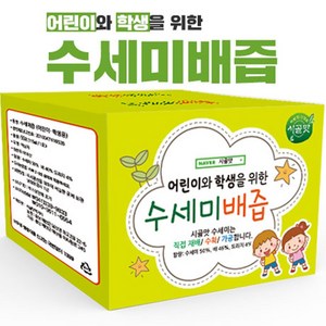 브랜드없음 시골맛 어린이학생용 수세미배즙 120ml, 50개