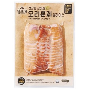 참프레 무화과 오리훈제 슬라이스, 5개, 400g