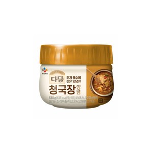 cj제일제당(주) 다담 청국장양념, 530g, 2개