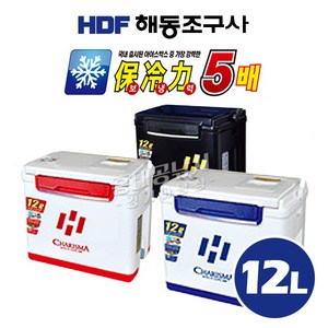 HDF 해동 카리스마 아이스박스 12L HB-236 낚시용 소형 쿨러 12리터, 네이비BK, 1개