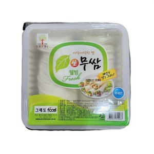 웰빙 생 무쌈 2.8kg 국내산 무로 맛있게 절인 쌈무 그래도푸드, 1개