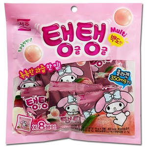 서주 탱글탱글 백도맛 젤리 (16g X 8개입), 128g, 2개