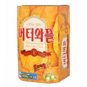 크라운제과 버터와플, 135g, 50개