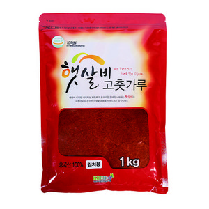 햇살비 고춧가루 중국산 (장용) 1kg, 단품, 1개