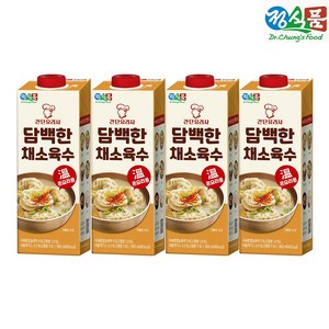 정식품 담백한 채소육수 950mlx4팩, 950ml, 4개