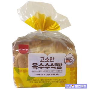 삼립 고소한 옥수수식빵, 390g, 1개