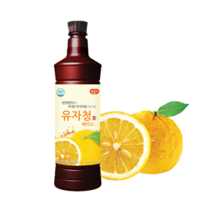 광야식품 유자청 베이스 970ml, 10개