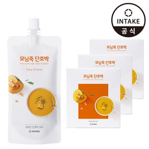 인테이크 모닝죽 단호박, 130g, 21개