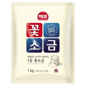 해표 꽃소금, 1kg, 14개