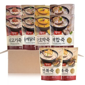 올따옴 양반 간편식 파우치죽 5종세트(들깨닭죽2 쇠고기죽2 단호박죽2 백합죽2 전복죽2), 420g, 1개