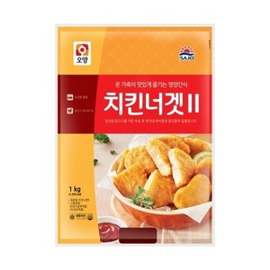 사조오양 온가족 영양간식 치킨너겟 1kg, 6개