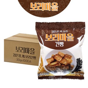 금풍제과 검은콩 깨 보리 보리마을 건빵, 30g, 100개