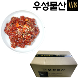 [우성물산] 업소용 최상급 양념꼴뚜기젓갈 꼴뚜기젓 10kg 박스포장, 꼴뚜기젓10kg(박스포장), 1개