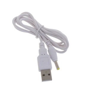 1팩 USB-DC 전원 케이블 USB 2.0 A Type 수~4.0 x 1.7mm 수 DC 5V 전원 플러그 배럴 커넥터 충전 케이블, 1m, 1개