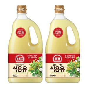 해표 콩기름 식용유, 1.5L, 2개