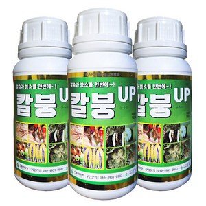 칼붕업500ml (3병) 유일 칼슘 붕소 한번에 시비 배추 고추 무 김장 식물영양제 모두싹 혼용가능, 칼붕업500ml 3병, 3개