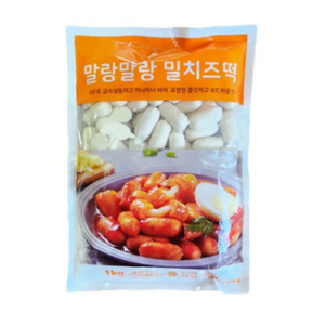 떡안애 말랑말랑 치즈밀떡1kg, 3개, 1kg