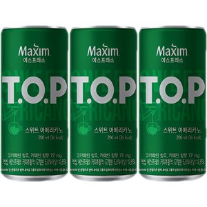 티오피 스위트아메리카노, 200ml, 36개