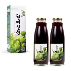 홍쌍리청매실 청매실원 1000ml x 2병, 1L, 2개